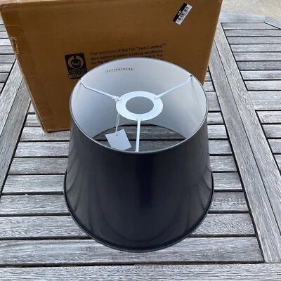 Capucha de metal cónico Pottery Barn sombra solo bronce negro caja abierta grande nueva en caja Foto 1 de 4