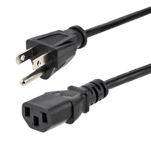 3 Prong AC Premium Power cord Standard 6 feet - Picture 1 of 12