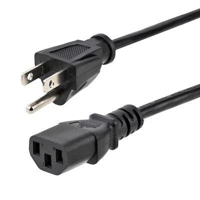 3 Prong AC Premium Power cord Standard 6 feet - Image 1 of 4