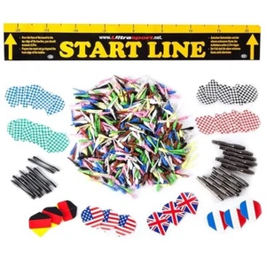 Ultrasport 12pcs Darts Set 17g PRO 36 Flights, 550 Plastic Soft Tip & Throw Line - Picture 1 of 13