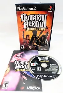 Guitar Hero III 3: Legends of Rock Playstation 2 Ps2 CIB Complete - Picture 1 of 6