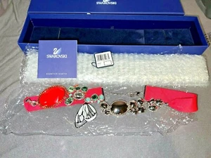 RARE NEW Unworn SWAROVSKI SWAN SIGNED NOVA BUTTERFLY LARGE NECKLACE 1084466 - Picture 1 of 11