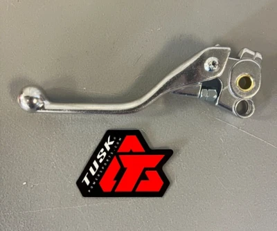 Kawasaki KX Clutch Lever Tusk Silver KX250 KX450 KX250X KX450X 250 450 F X SR - Image 1 of 4