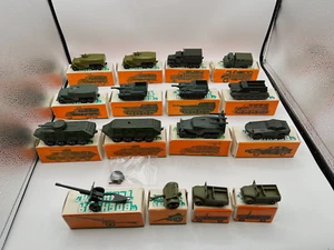 Lot Of 16 Vintage Boehhar Texhnka Russian Die-Cast Tanks, Trucks, Vehicles AS-IS - Picture 1 of 13