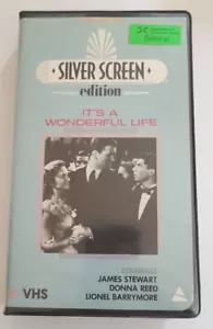 It's a Wonderful Life VHS 1946 Silver Screen Edition Clamshell Prism Canada 1985 - Picture 1 of 10