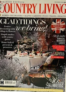 COUNTRY LIVING MAGAZINE DECEMBER 2020 BRITISH EDITION DECORATING•HOUSES•GARDENS - Picture 1 of 6