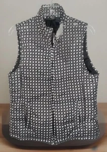 Jane Ashley Womens Full Zip Sleeveless Vest Jacket Size M Pockets - Picture 1 of 5