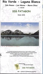 Mapa de Río Verde-Laguna Blanca, Argentina/Chile Mapa detallado de Senderismo por SIG Patto - Imagen 1 de 2