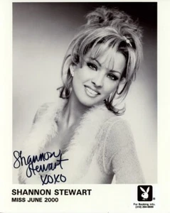 SHANNON STEWART SIGNED AUTOGRAPHED 8x10 PHOTO PLAYBOY PROMO PHOTO BECKETT BAS - Picture 1 of 2
