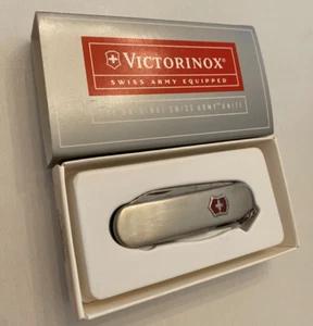 Victorinox Swiss Army Knife Brushed Metal 53099 Discontinued Retired New - Picture 1 of 6