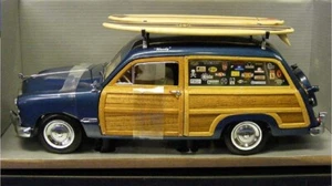 Motor City 60002 Ford 1949 Woody Wagon Surf Shop - Bayview Blue 1/18 Diecast MIB - Picture 1 of 1