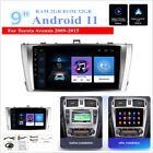 9'' Android 11 2＋32GB Car Stereo Radio GPS Head Unit For Toyota Avensis 2009-15