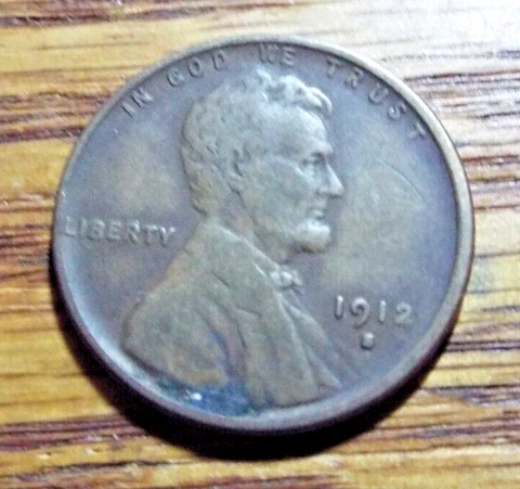 1912 D Lincoln cent Cover