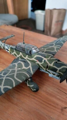 Franklin Mint Junkers JU-87B STUKA LUFTWAFFE AGUA, B11C992 1:48 sin daños  Foto 1 de 4