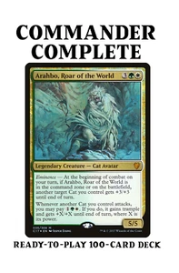 Baraja Arahbo, Roar of the World CAT TRIBAL Kaheera Companion Magic The Gathering Commander - Imagen 1 de 6