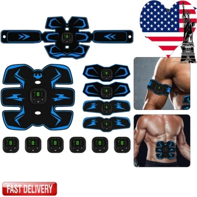 EMS Abdominal Muscle Toning Trainer ABS Stimulator Toner Fitness Gym Belt