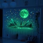 Wall Ceiling Sticker Glow In The Dark Luminous Stars And Moon 3d  Ceiling Decor