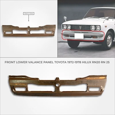 Front Lower Valance Panel Toyota 1972-1978 Hilux RN20 RN25 SR5 UTE NOS - Image 1 of 4