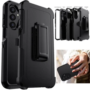 For Samsung Galaxy A16 5G Protective Case Heavy Duty Shockproof Cover Belt Clip - Picture 1 of 18