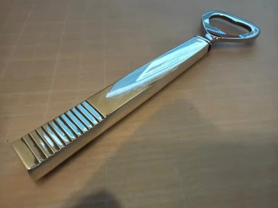 Abrebotellas Georg Jensen Paralelo Plata Esterlina 5 3/4" - Mango Largo Sin Mono Foto 1 de 4