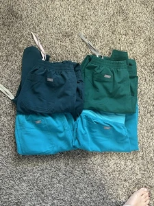 Figs Women’s Medium Tall Pants  Bundle!  4 Pair. Work Career - Picture 1 of 19