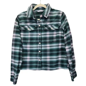 Stio Organic Cotton Womens Bevel Flannel Shirt Size Small Western PlaidCowgirl - Picture 1 of 9