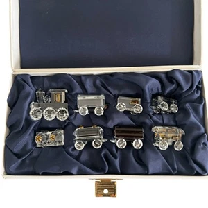 Preciosa Bohemia Regenbogen Kristall Güterzug 131 282 70 8er Set OVP - Bild 1 von 17