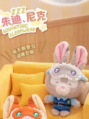 TOP TOY Disney Entrecerrar los ojos Serie Ropa de Dormir Llaveros de Peluche CONFIRMADOS * JUDY *🇺🇸 Foto 1 de 2