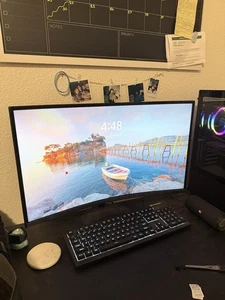 Samsung Curved Monitor - Picture 1 of 2