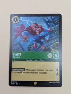 Lorcana Beast - Relentless (70/216) Rise of the Floodborn NM - Bild 1 von 11