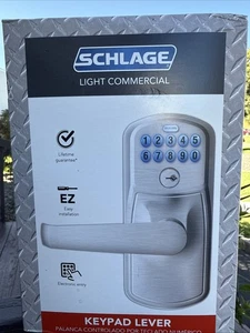 Schlage Light Commercial Keypad Lever Electronic Entry Door Factory Sealed - Picture 1 of 4
