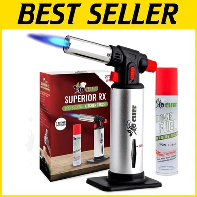 Kitchen Torch with Butane - Adjustable Flame & Safety Lock - Image 1 of 4