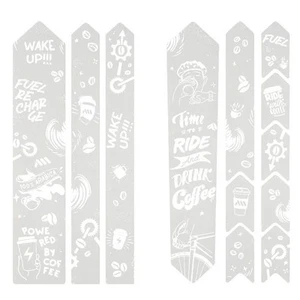 All Mountain Style Coffee White Honeycomb Gravel & Road Frame Guard - - Picture 1 of 1