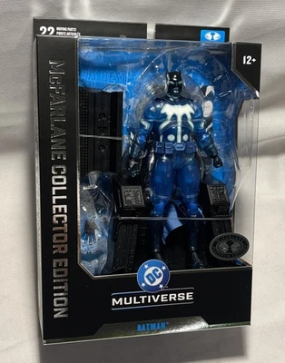 McFarlane DC  Batman w/ Mobius Chair (Darkseid War) PLATINUM Collector Editn #47 - Image 1 of 4