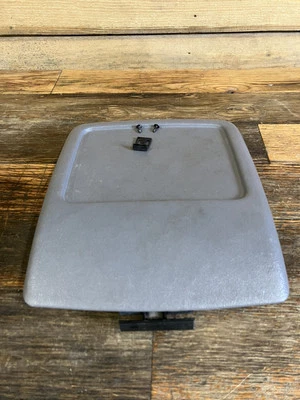 1992 1993 Ford F150 F250 350 Xlt Bronco Center Console Cover Lid GRAY 92 93 Oem - Image 1 of 4