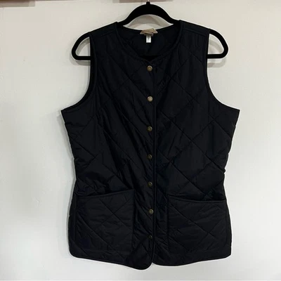Duluth Trading Golden Harvest Quilted Convertible Vest Woman Size Small — 第 1/4 张图片