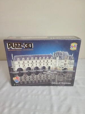 SEALED Vintage 1995 Wrebbit Puzz 3D Puzzle Chateau de Chenonceau 806 Pcs New - Image 1 of 4