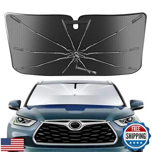 Portable Windshield Sunshade Umbrella Custom Fit for Toyota Highlander 2014-2 - Picture 1 of 5