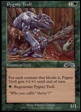 4x Pygmy Troll MTG Exodus NM Magic Regular