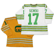 70'S Bob Sicinski #17 Rick Morris #10 Chicago Hockey Jersey Embroidered Custom
