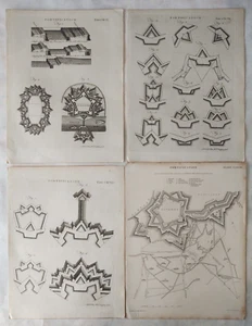 Lote de 22 Placas Grabadas Cobre Guerra Britannica Original Siglo XVIII - Imagen 1 de 6