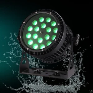 IP65 Led Waterproof Par Can 18X18W RGBWA UV Zoom Wash Par Light outdoor Stage - Picture 1 of 11