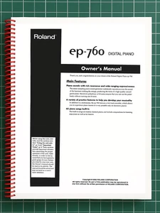 Roland EP-760 — Owners Manual User Guide Instructions — 35 Pages — USA Made - Picture 1 of 6