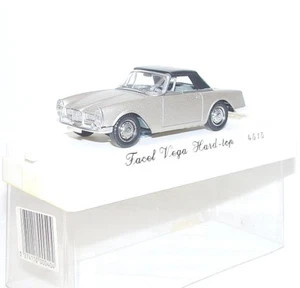 Solido France 1:43 FACEL VEGA 1962 Sports HARD TOP #Silvergrey Model Car MIB`80! - Picture 1 of 8