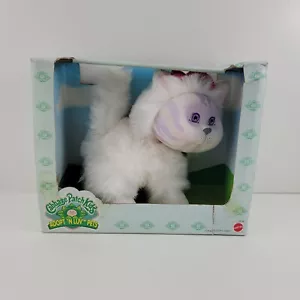Peluche Mattel Cabbage Patch 1996 Bambini Adopt 'N Luv Animali Gatto Bianco Raro! - Foto 1 di 10