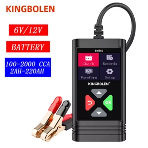 Tester batteria auto BM560 6V 12V analizzatore 100-2000 CCA 2-220AH tester manovella - Foto 1 di 10