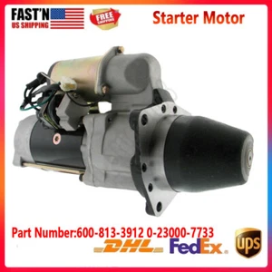 Motor de arranque 6D114 para cargadora niveladora Komatsu Nikko 600-813-3912 0-23000-7733 - Imagen 1 de 6