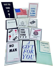 The Gospel Hour Oliver B. Greene Konvolut 10 Hefte + 3 Muster Vintage 70er Jahre - Bild 1 von 12