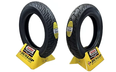 Dunlop D402 Tire Set MT9016 - FRONT & REAR - Harley-Davidson Tour Glide 1981-96 - Image 1 of 4