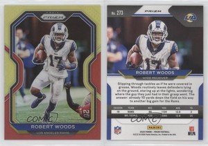 2020 Panini Prizm Red and Yellow Prizm /49 Robert Woods #273